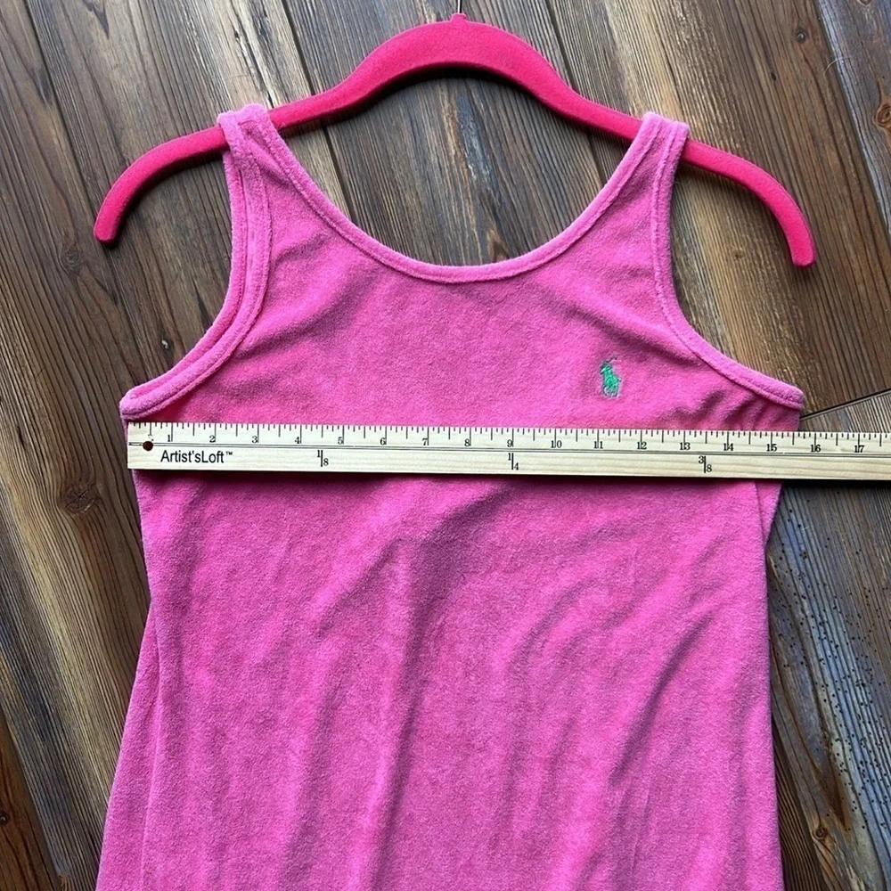 Ralph Lauren Pink Girls (XL)16 Pink Terry Cloth Swimsuit Cover Up